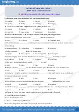 Đề thi giữa kì 2 Tiếng Anh 7 Right on! - Đề số 1